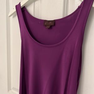 New Beautiful purple silky Anne Klein tank top